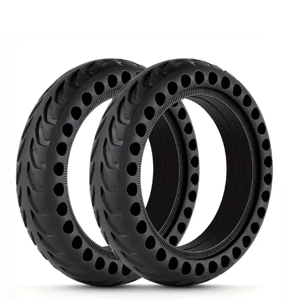 2-pack punkteringssäkra 8,5" Honeycomb Xiaomi M365 skoterdäck