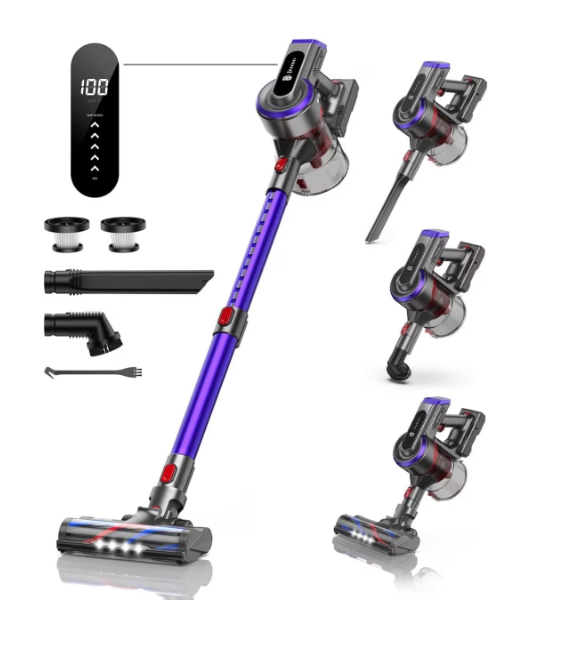 JR400 Cordless Vacuum Cleaner 4-in-1 Wall Mount - 400W 30KPA