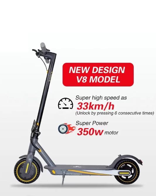 OOK-TEK V8 KickScooter Electric Scooter - 33km/h electric bike kick scooter