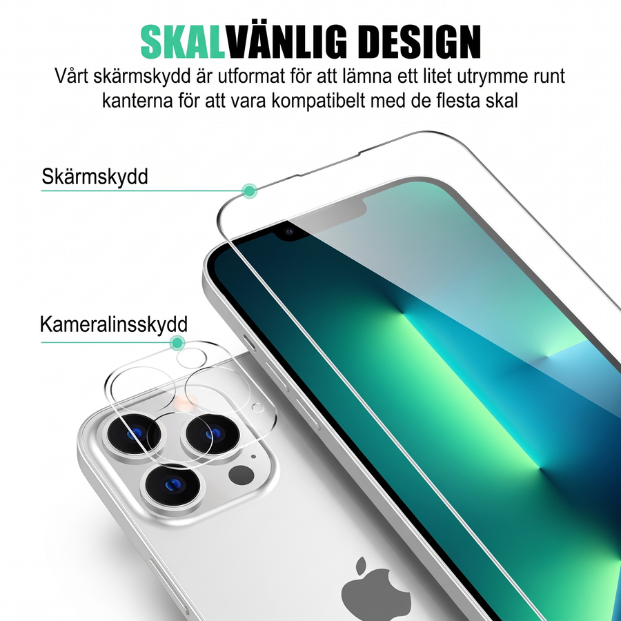 iPhone 13 Pro skyddspaket 7-pack – produktbild 4
