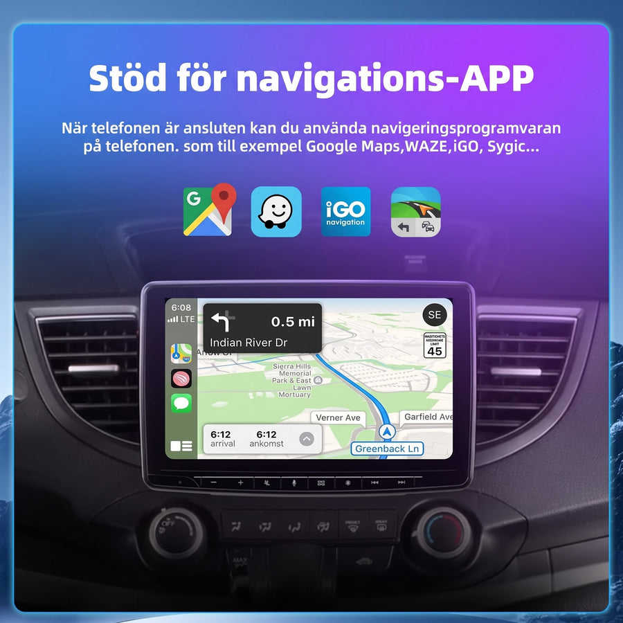 CarPlay-adapter anslutning