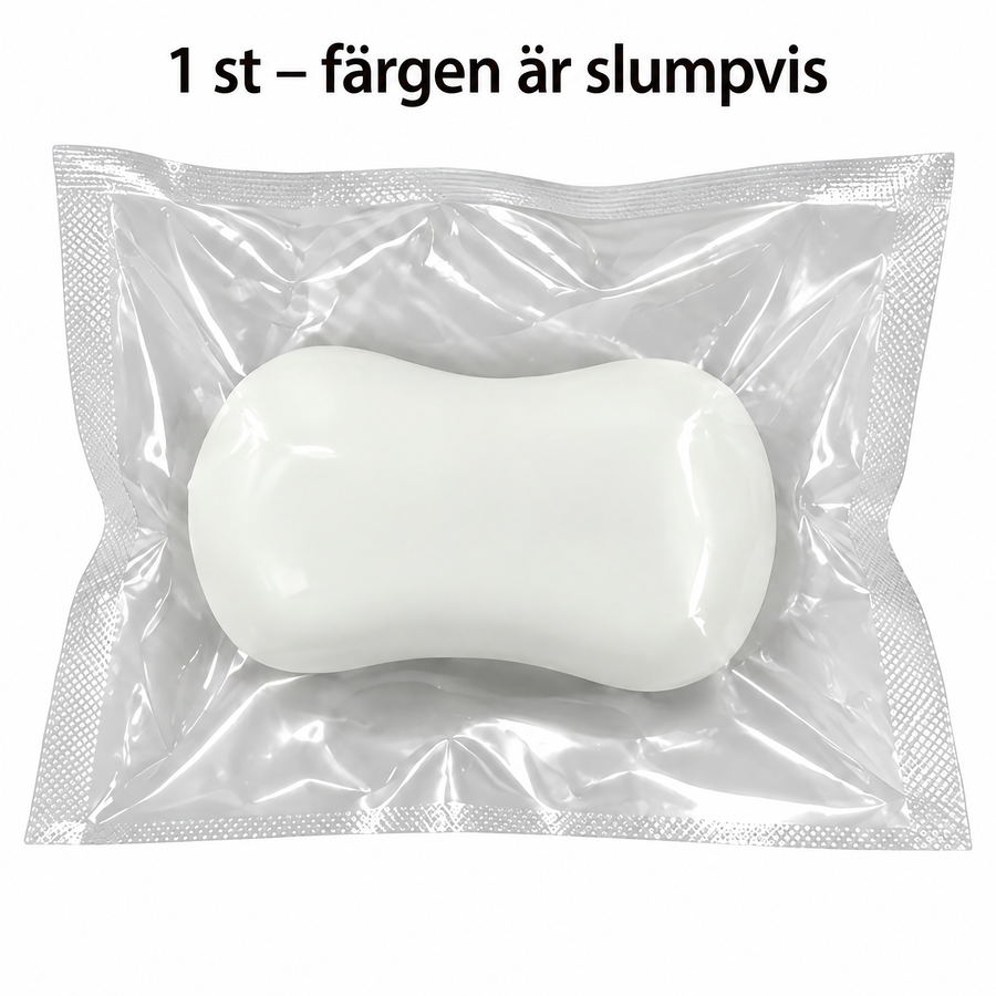 Squishy klämleksak tvålblock med byggklossfyllning – formbar och knastrig