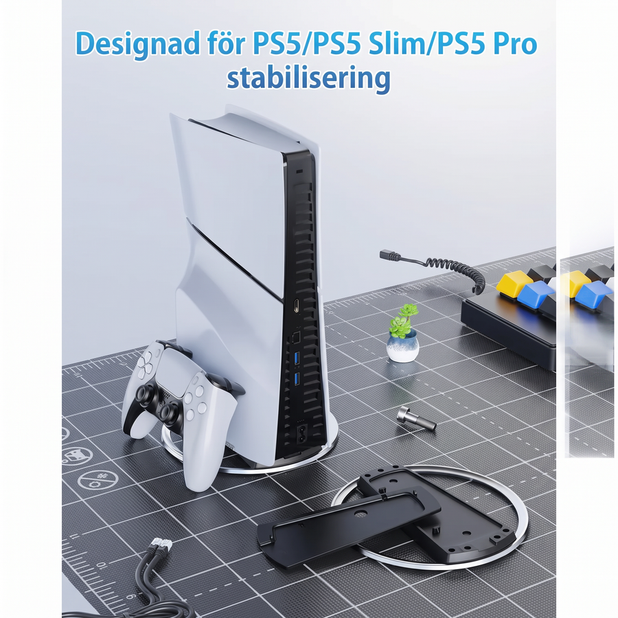 Vertikalt stativ för PS5, PS5 Slim och PS5 Pro