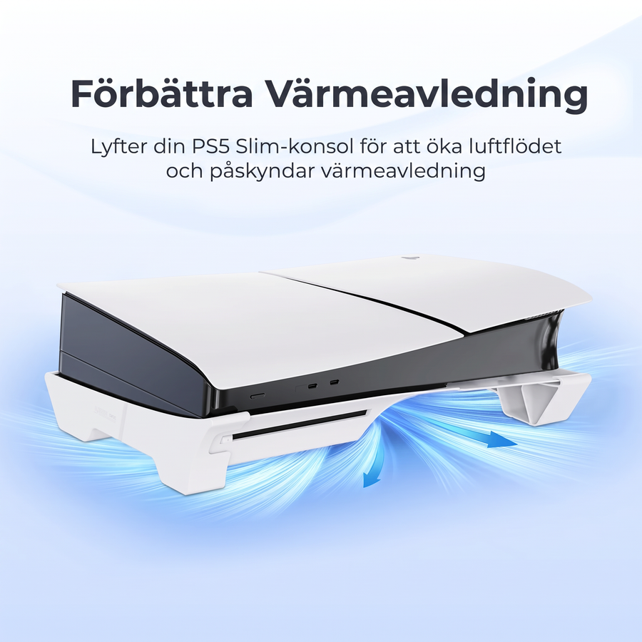 Horisontellt stativ för PS5 Slim och PS5 Pro