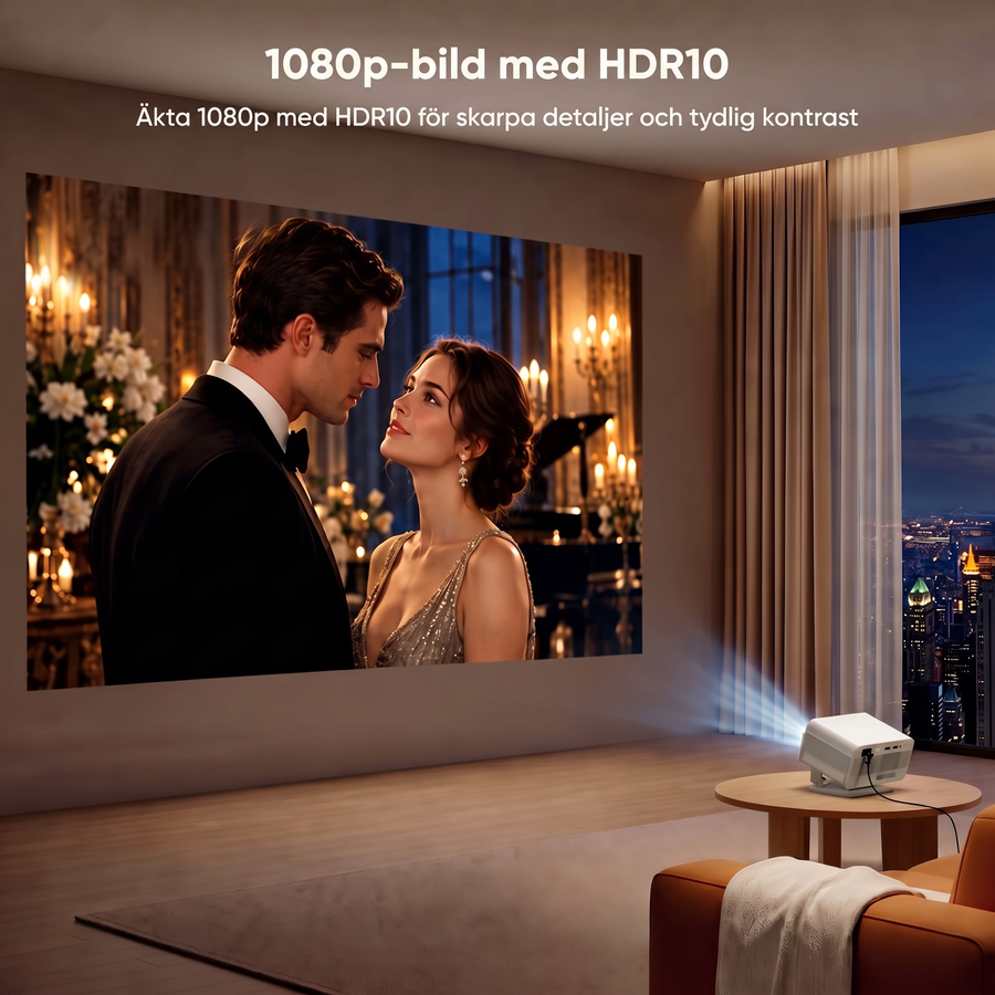 1080p-bild med HDR10