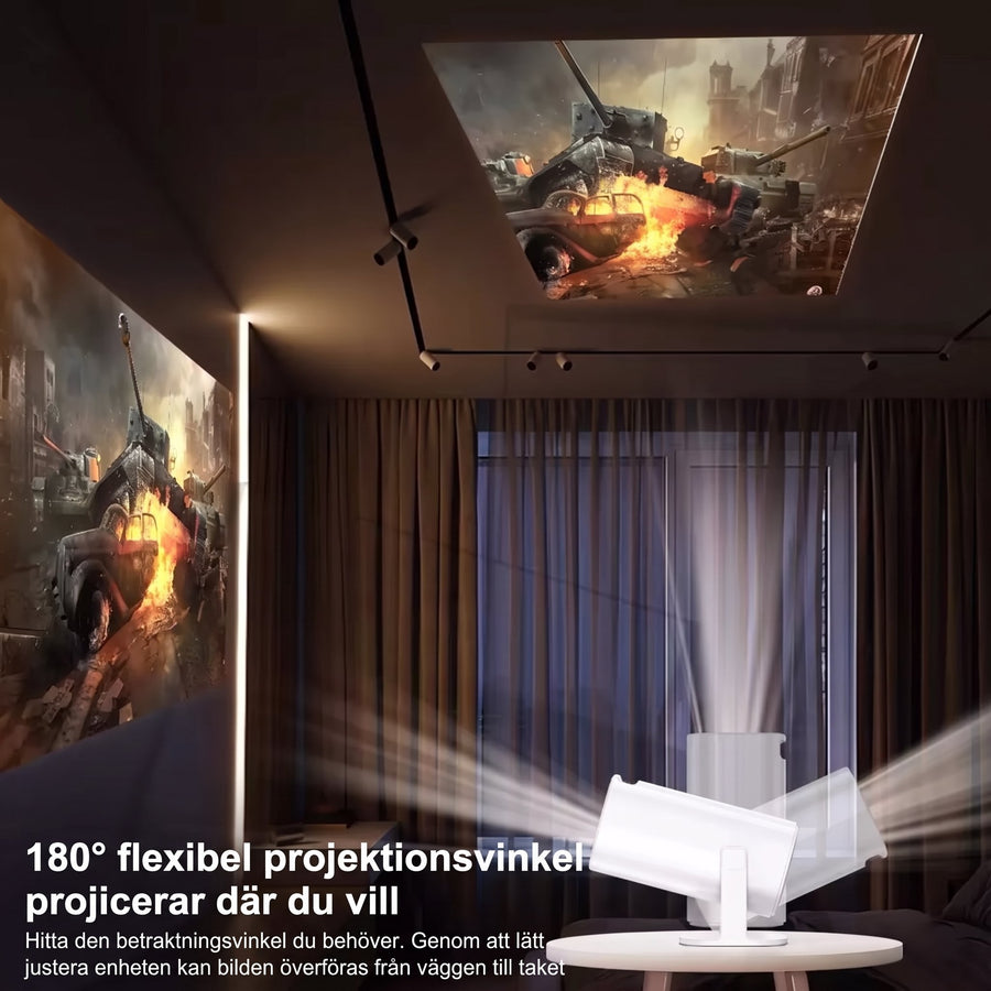 Retro spelkonsol med 4K-projektor – produktbild 5