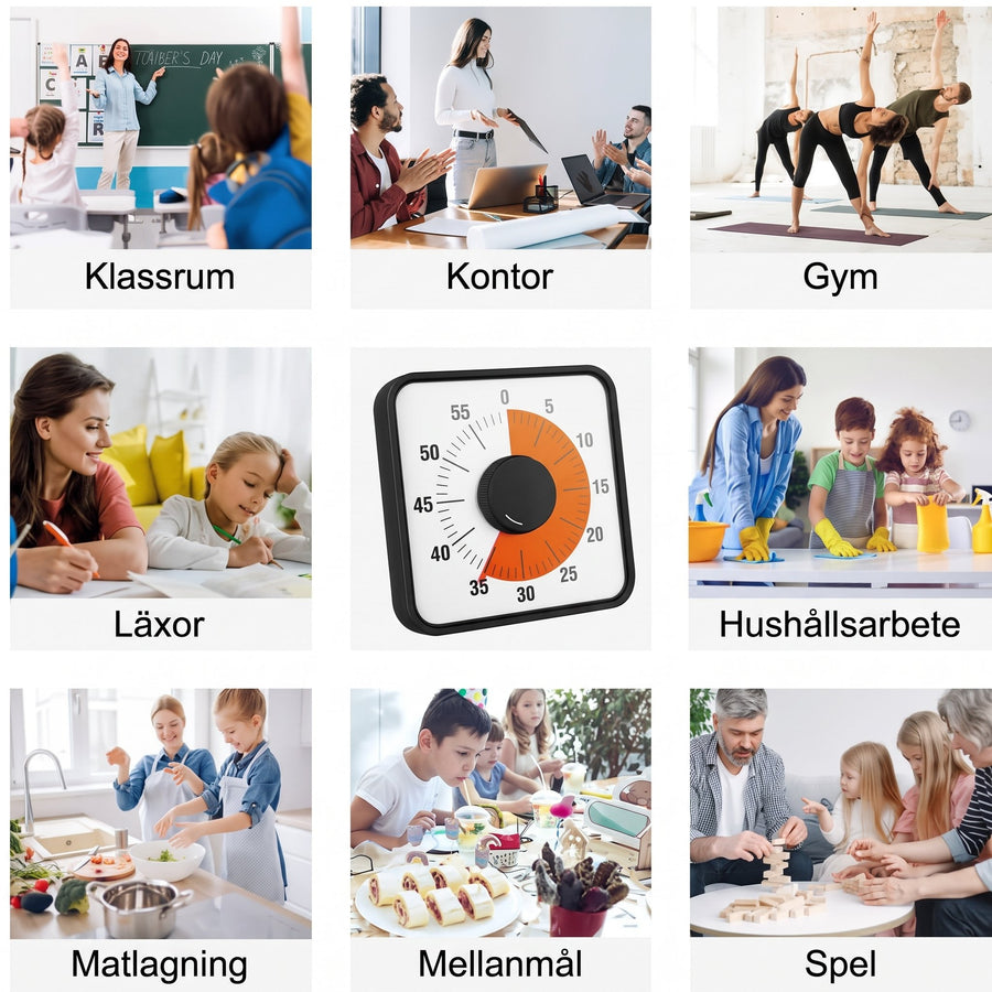 Visuell timer for klassrum och skola