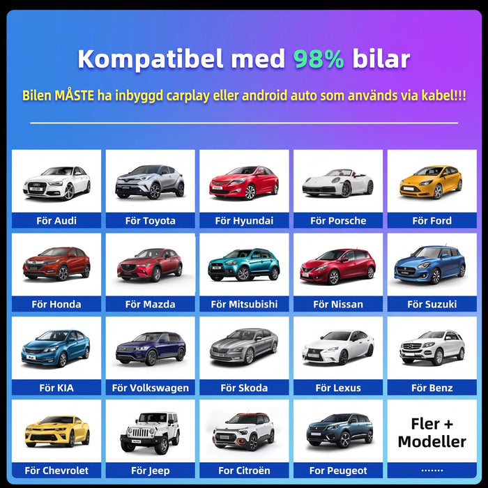 CarPlay-adapter i bil
