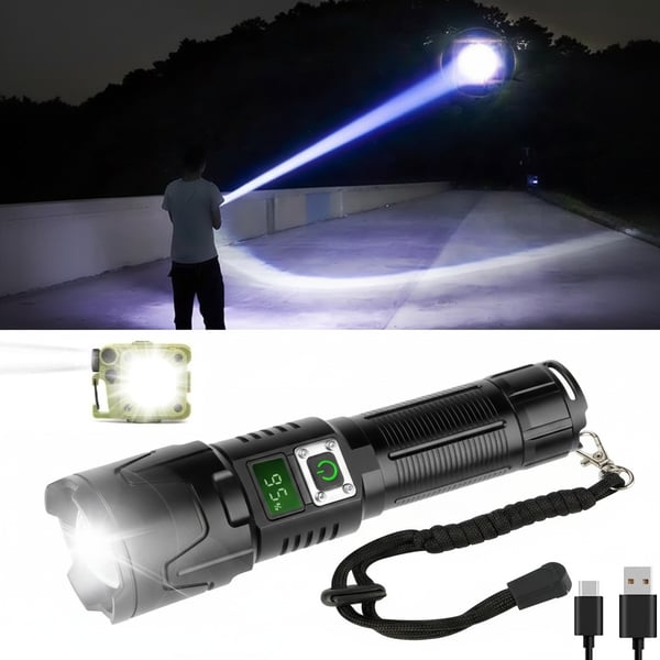 LED Ficklampa A09 6000 lumen