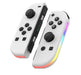 Handkontroll LED kompatibel med Nintendo Switch – vit