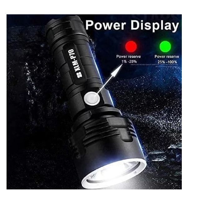 P70 Flashlight 3000-10000 Lumens High-Performance LED Flashlight