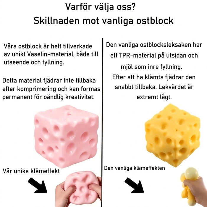 Squishy Cheese 2-pack – ostkub squishies