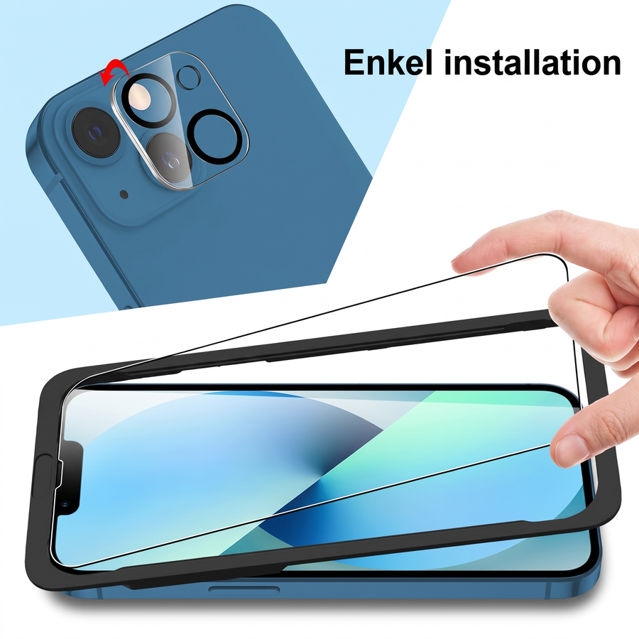 8-pack härdat glas iPhone 15 Pro Max – produktbild 2