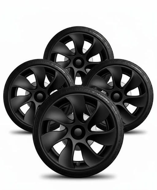 Navkapslar Cyclone 4-pack kompatibla med Tesla Model Y 19 tum