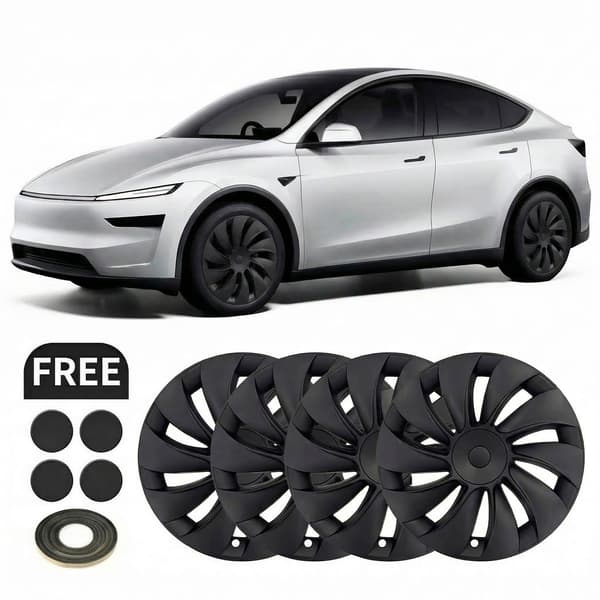 Navkapslar 4-pack kompatibla med Tesla Model Y Juniper 2025-2026