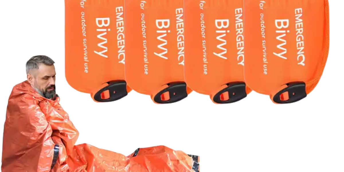 Emergency Survival Slaapzak, Alvinlite Lichtgewicht Waterdichte Bivy Bag Campingmat voor Kamperen Wandelen Outdoor Avontuurlijke Activiteiten