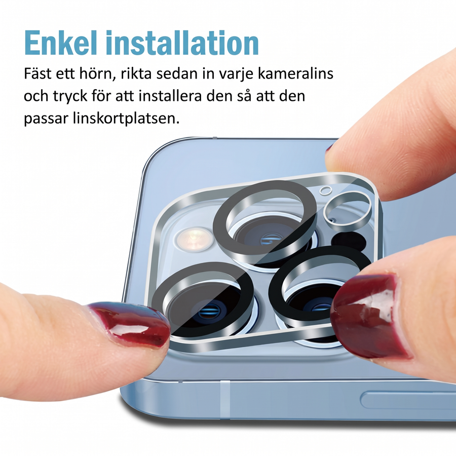 8-pack härdat glas iPhone 15 Pro Max – produktbild 3