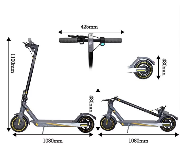 OOK-TEK V8 KickScooter elektrisk skoter - 33km/h elektrisk cykel sparkcykel