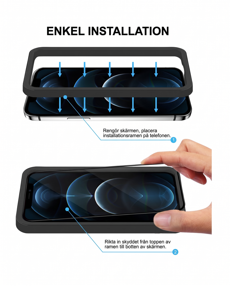 iPhone 15 skyddspaket 9-pack – produktbild 4