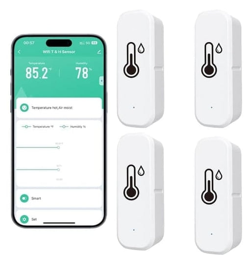 WiFi-termometer och hygrometer 4-pack