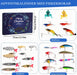 Fiskekalender 2026 – adventskalender med 24 fiskedrag för sportfiskare