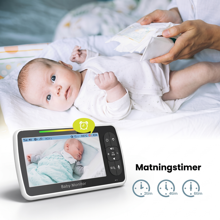 Babyvakt med 5-tums skärm – produktbild 2