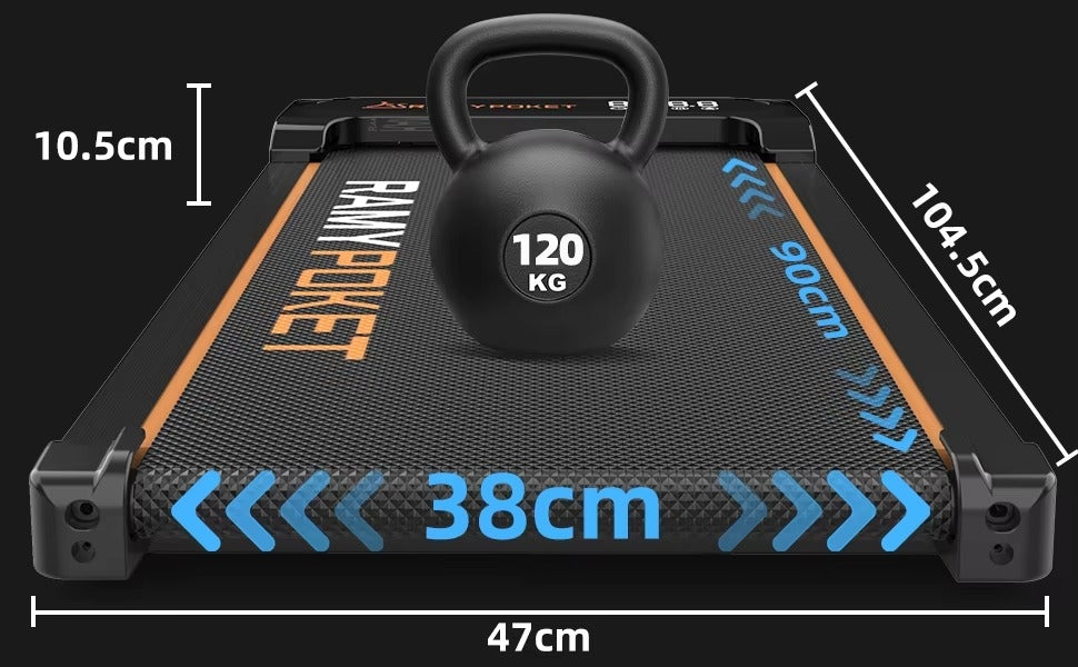 Tyst walking pad under 45 dB