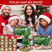 Adventskalender julgran byggklossar – 701 bitar med tomte och renar