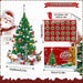 Adventskalender julgran byggklossar – 779 bitar med snögubbe
