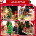 Adventskalender julgran byggklossar – 779 bitar med snögubbe