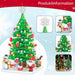 Adventskalender julgran byggklossar – 779 bitar med snögubbe