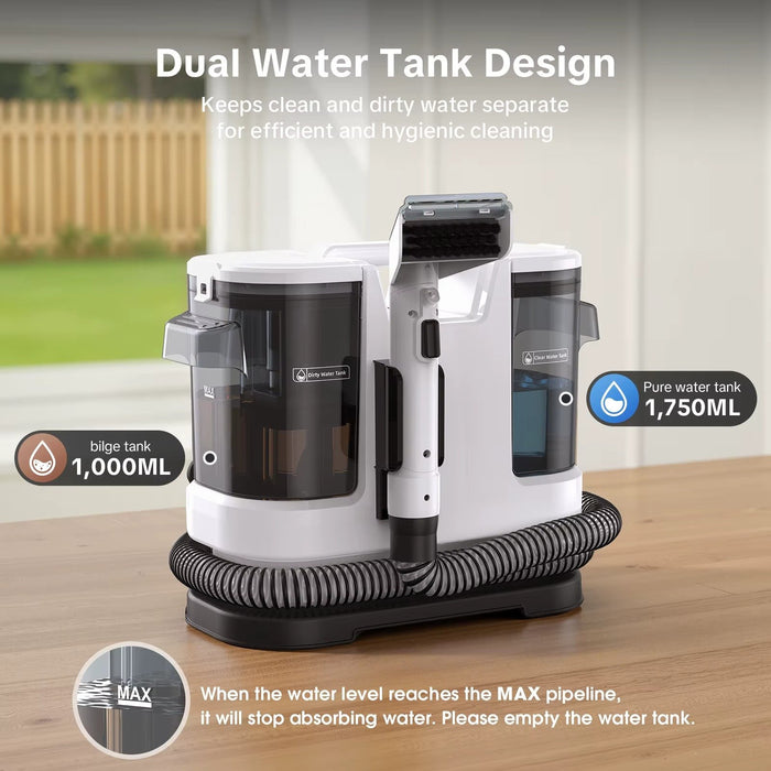 LBLUE V8 dubbeltank 1,75 L renvatten och 1 L smutsvatten