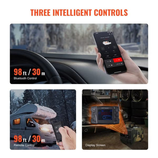 Dieselvarmare med display