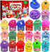 Slime-adventskalender 2026 – 24 luckor med slime och juldekorationer