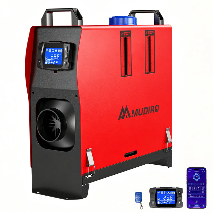 Dieselvärmare 8 kW 12V/24V/230V med adapter