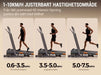 Hastighet 1–10 km/h från promenad till jogg