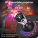 Galaxprojektor med justerbar fokus och projektionsavstånd