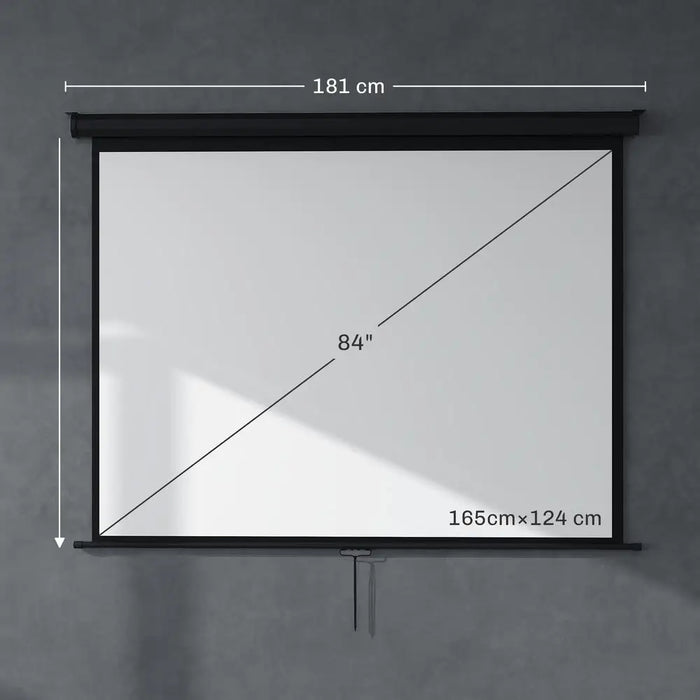 Mått: bredd 181 cm, bildyta 165 × 124 cm