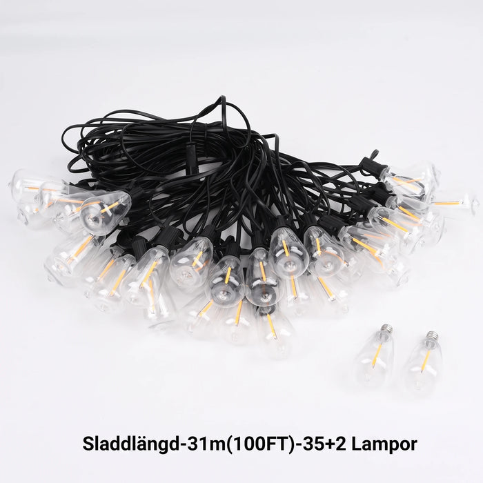 Ljusslinga 31 m med 35+2 lampor