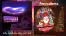Festmotiv för jul och alla hjärtans dag