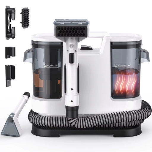 Matt- och textilrengörare LBLUE V8 med tillbehör