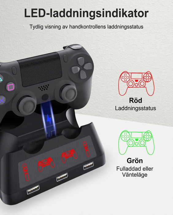 Laddstation USB-portar
