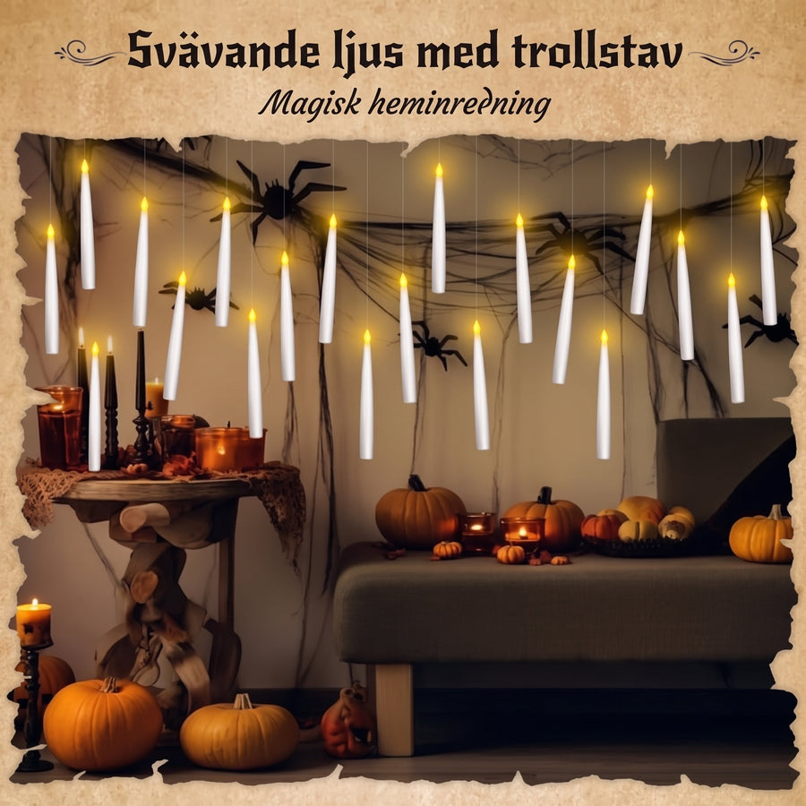 LED-ljus med flimrande varmt sken