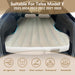 Campingmadrass 210 x 127 cm i beige