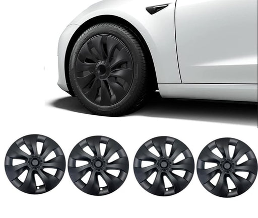 Navkapslar turbindesign 4-pack kompatibla med Tesla Model Y 19 tum