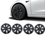 Navkapslar turbindesign 4-pack kompatibla med Tesla Model Y 19 tum