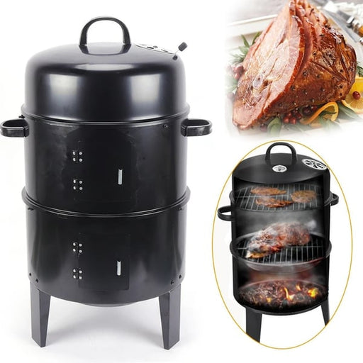 3-i-1 BBQ-grill och smoker