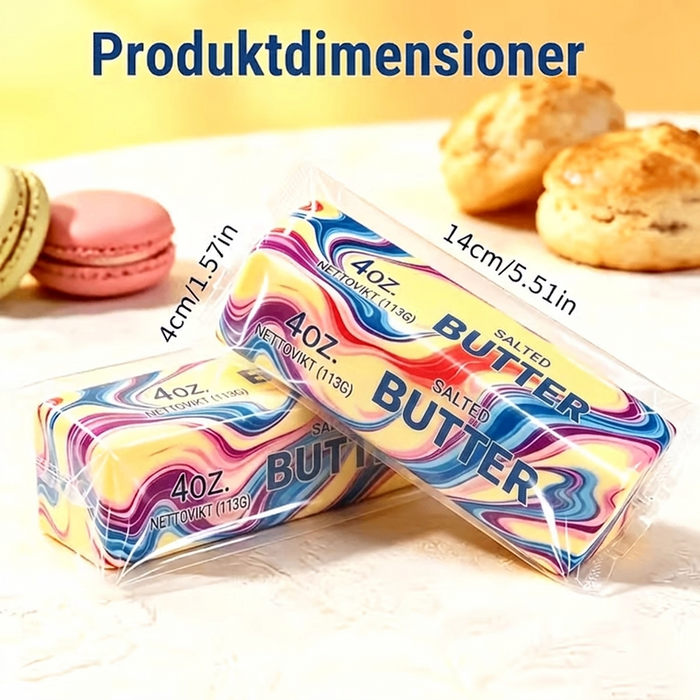 Butter squishy swirl 3-pack – slow rising klämleksak