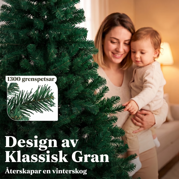 HOMCOM konstgjord gran grön