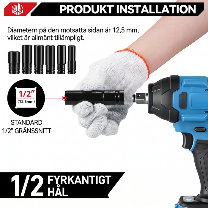 Mutterdragare 1/2 tum fäste
